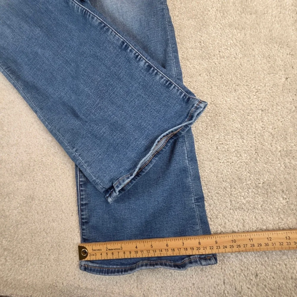 American Eagle Kick Boot Next Level Stretch Jeans Medium Wash Blue Womens 10 Reg